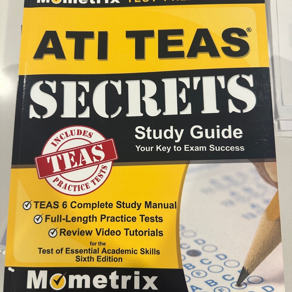 ATI TEAS Secrets Study Guide - Yellow